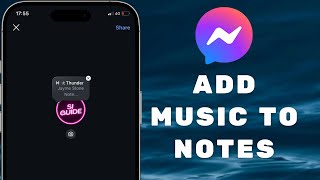 How To Add Music On Messenger Notes [upl. by Nas]