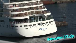 AIDAmar Reisebericht Tag 3  Bergen Norwegen Einlaufen  Auslaufen 11062012 HD  2D [upl. by Ecirb]