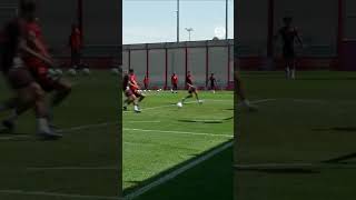 VINCENT KOMPANY GOAL IN TRAINING FC BAYERN [upl. by Ailssa]