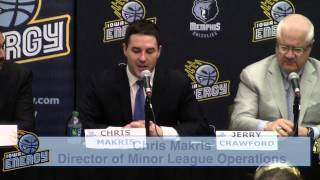 Iowa Energy  Memphis Grizzlies Press Conference [upl. by Dowski]