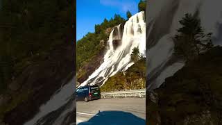 norway travel stryn nature europe fjords waterfall stryn [upl. by Anibas]