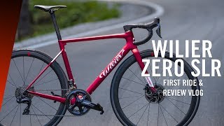 Wilier Zero SLR Light integrated and discequipped First ride review Vlog [upl. by Godding68]