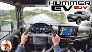 The GMC Hummer EV SUV Will Get You Noticed Anywhere POV First Drive [upl. by Ajnek]