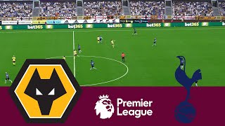 Wolves vs Tottenham Hotspur 21 Video Game Simulation pes 2021 [upl. by Tate]