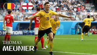 Thomas Meunier Goal – Belgium v England – MATCH 63 [upl. by Taryne51]