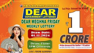 LOTTERY SAMBAD DEAR 1 PM 01112024 NAGALAND LOTTERY LIVE DEAR LOTTERY LIVE LOTTERY SAMBAD [upl. by Arevle]