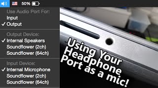 How to use your Headphone Port as a mic [upl. by Sutsuj]