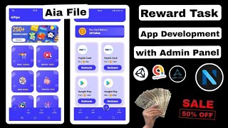 🤑 High Quality Task Earning App Development  Earning App Aia File kodularniotronandroidbuilderaia [upl. by Yennep]