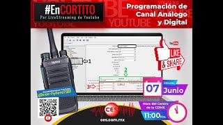 Programación de canal analógico y digital en radios Hytera [upl. by Edbert]