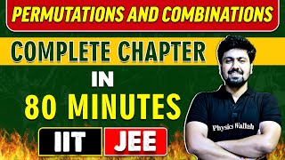 PERMUTATIONS AND COMBINATIONS in 80 Minutes  Complete Chapter for JEE MainAdvanced [upl. by White]