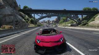 GTA 5 PC RDE PEV Course poursuite 3 ⭐️ Lamboghini [upl. by Fagin567]