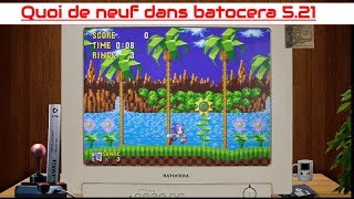 Batocera 521 pi3B  3B nouveautés  overlays  neo geo cd [upl. by Florri]