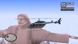 GTA San AndreasStatue of Jesus Christ on Mountain Chiliad HD [upl. by Grayce531]