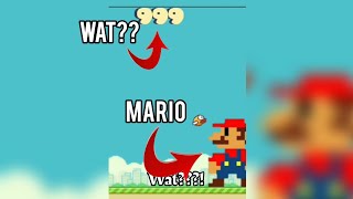 Mario in the flappy bird 😱😱 [upl. by Imehon]