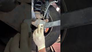 Caster Adjustment broken car cars carasmr automobile diy jeep mechanic repair [upl. by Llabmik]