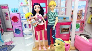 Miraculous Ladybug Doll Family LOL Surprise Baby Morning routine House Cleaning Bébé Miraculous [upl. by Gaelan]