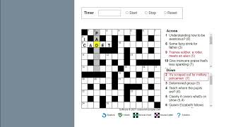 Solving a Cryptic Crossword Episode 5 [upl. by Calvano347]