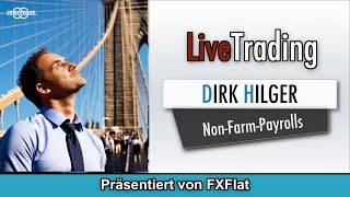 NFPs Live Trading  DowYM  1415h D Hilger  FXFlat [upl. by Suoivatnod]