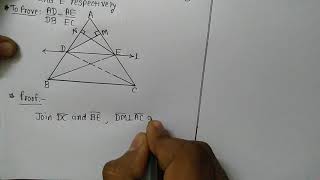 Fundamental Theorem of Proportionality Std 10 Eng [upl. by Anoiuq]