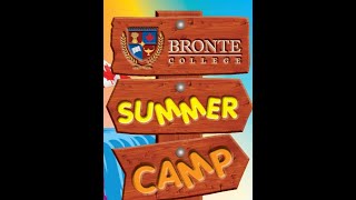 Bronte College Summer Camp 2024 [upl. by Yrak]