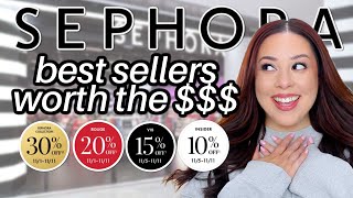 TOP SEPHORA BEST SELLERS ACTUALLY WORTH THE [upl. by Isoj638]