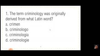 INTRODUCTION TO CRIMINOLOGY [upl. by Sitsuj909]