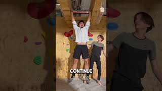 45kg lestage humain escalade gym climbing climb gymmotivation funny [upl. by Einahpad22]