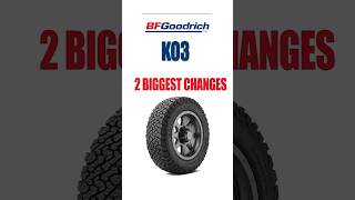 BF Goodrich KO3 VS KO2 allterrain tires ko2 [upl. by Ahern]