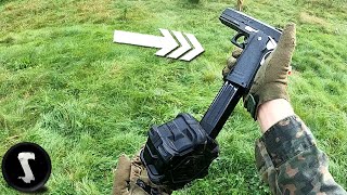 Terrifying the SHT out of Players with Worlds FASTEST FullAuto Airsoft Pistol [upl. by Airdnua]