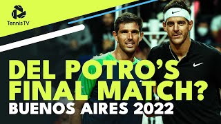 Del Potros Final Match Juan Martin Del Potro vs Federico Delbonis  Argentina Open 2022 Highlights [upl. by Schechter]