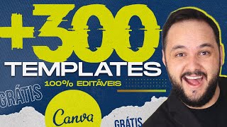 TEMPLATES GRÁTIS EDITÁVEIS NO CANVA  BAIXE AGORA [upl. by Hadihsar]