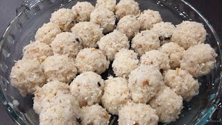 Coconut amp Sesame Ladoos [upl. by Anitnahs]