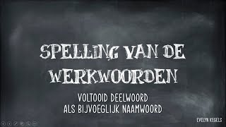 Voltooid deelwoord als bijvoeglijk naamwoord [upl. by Arihsaj]