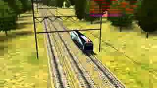 MSTS Crash dun TGV pos V150 à 712 KMH [upl. by Yelah]