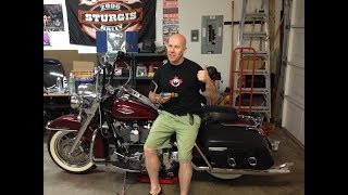 Harley Davidson Fuel Pump Replacement on 2002 Roadking [upl. by Waldon]