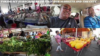 VISITING OUR MARKETS AND THE CITY OF PARAMARIBO WITH MY SUBSCRIBERS [upl. by Terrab]