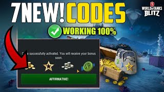 ✨NEW✨World Of Tanks Blitz Bonus Codes  WOT Blitz Codes  wot Codes 2024 [upl. by Lehcer]