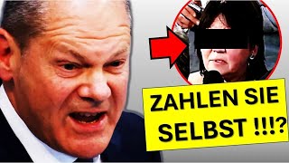 WARUM ZAHLEN SIE NICHT SELBST IN DIE RENTE EIN  BÜRGERIN ENTLARVT SCHOLZ [upl. by Cilegna38]