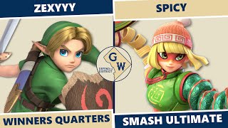 Defend the District 7 Winners Quarters  Zexyyy Young Link vs Spicy Min Min SSBU [upl. by Brine216]