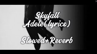 Adele Skyfall Slowed  Reverb lyrics [upl. by Solange]