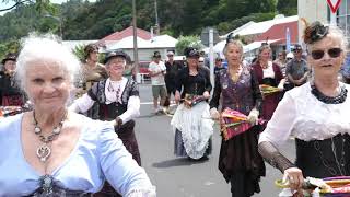 Thames NZ Steampunk 2019 THE DANCING DIVAS [upl. by Taryne]