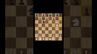 Scotch gambit chess trap shorts chess trap [upl. by Redienhcs]