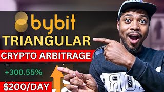 Bybit Triangular Arbitrage Opportunity  Make 200 Per Day With Crypto Arbitrage  Update [upl. by Aibara]