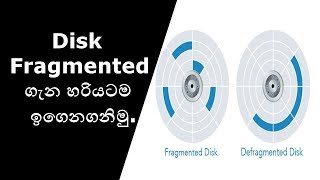 All abot of Disk defragmentation  sinhala [upl. by Nyrahtak]