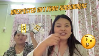 Unexpected gift from USA 🇺🇸 Sonam’s reaction 💰💸  Unboxing 📦 [upl. by Obara]