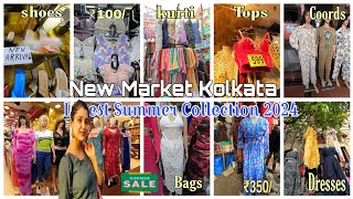 New Market Kolkata Latest Summer Collection 2024  Esplanade Summer Shopping  New Market Vlog [upl. by Primrosa]