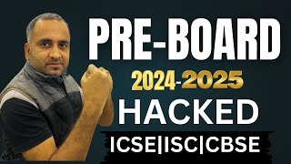 PreBoard 2024Exam Hacked ICSE ISC amp CBSE [upl. by Glaser]