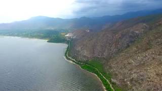 Lago Enriquillo y Bahia de Azua Republica Dominicana  Phantom4 [upl. by Strade]