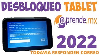 ✅ NUEVA Explicación del PROCESO de Desbloqueo de Tablet aprendemx  SEP  2022 [upl. by Roxanne]