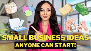 17 Small Business Ideas YOU Can Start Under 100  Products to Start Selling Online [upl. by Laraine]